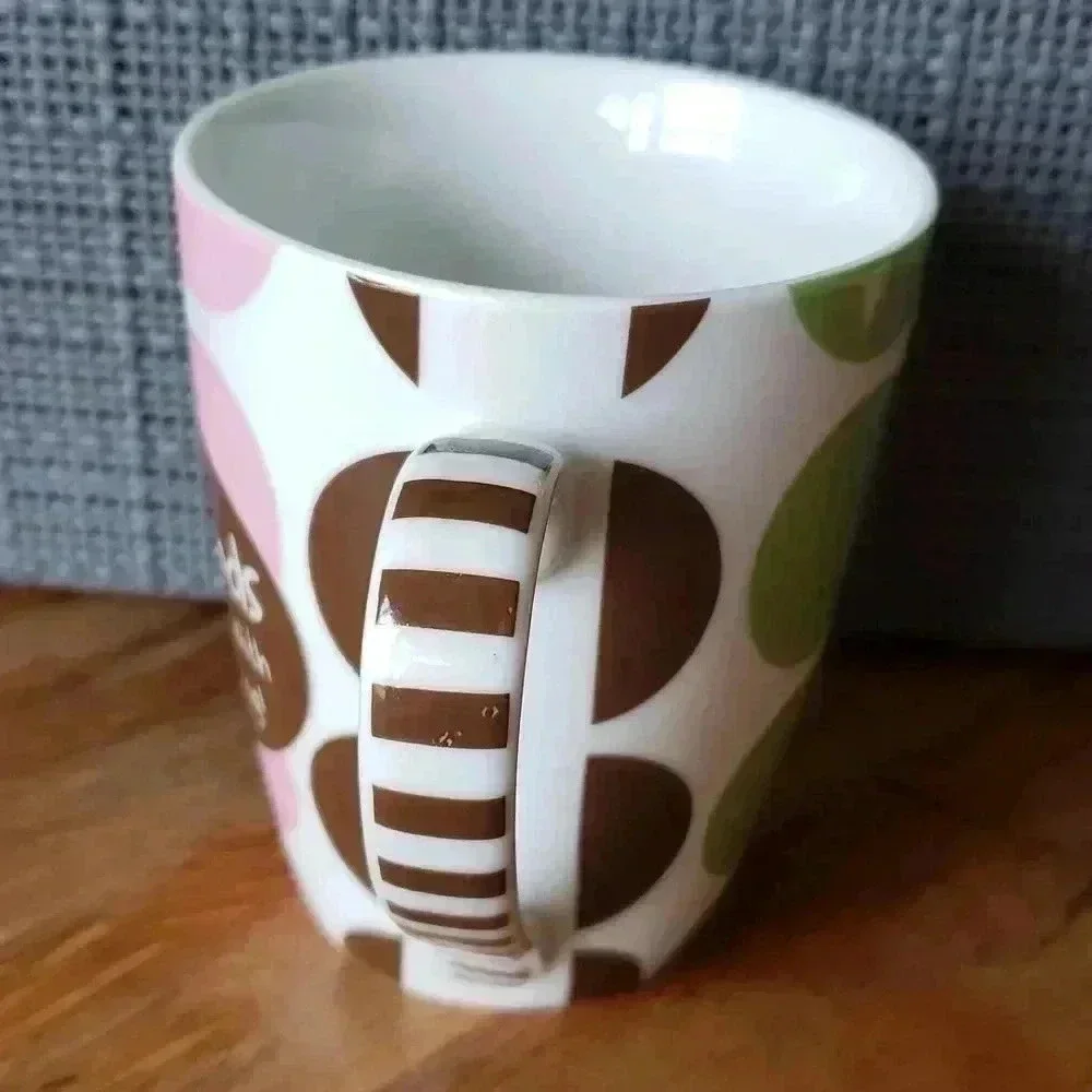 Girlfriends Shopping Coffee Cup Mug Polkadot‎